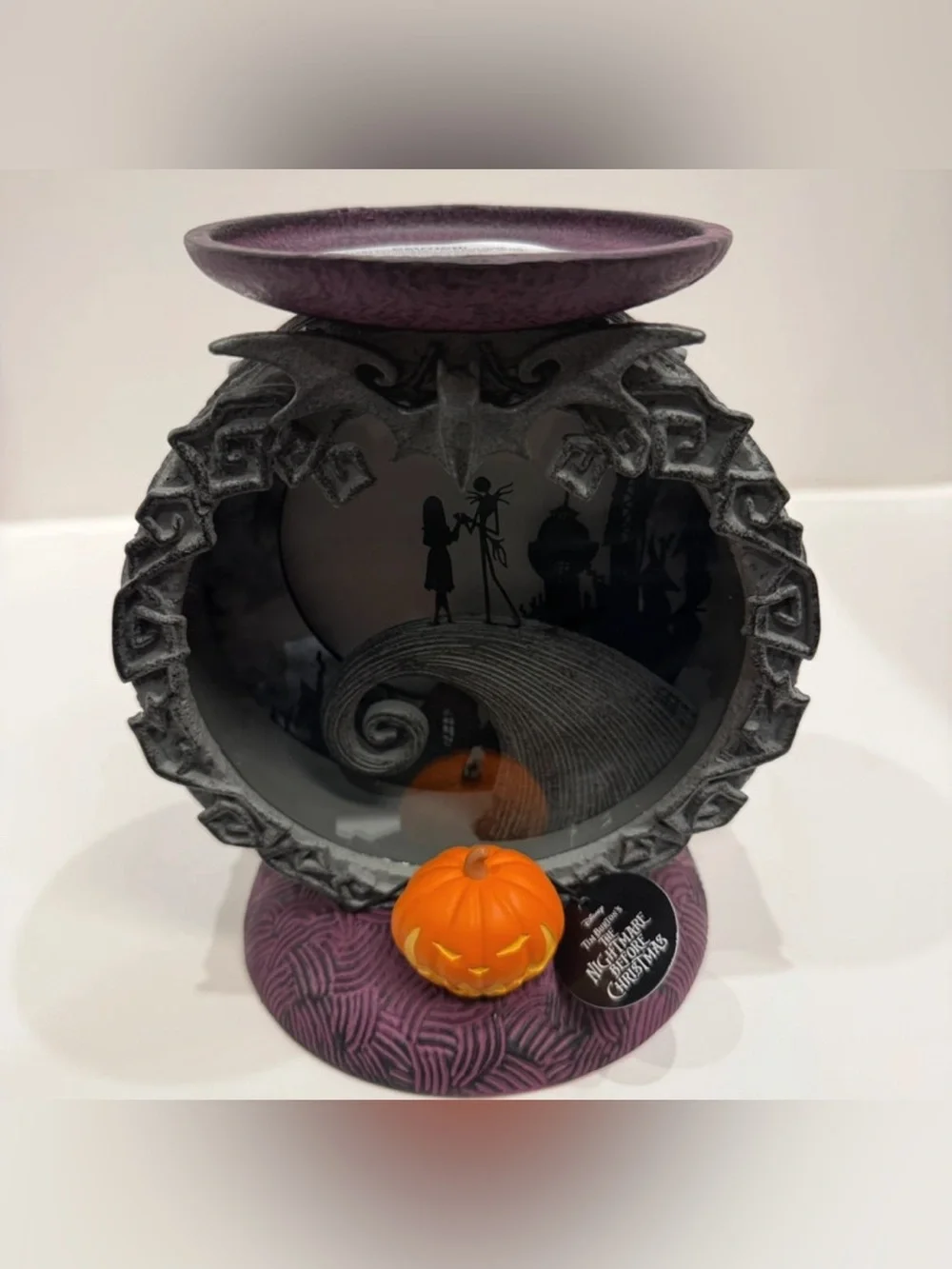Bath and Body Works Nightmare Before Christmas Halloween Candle Holder